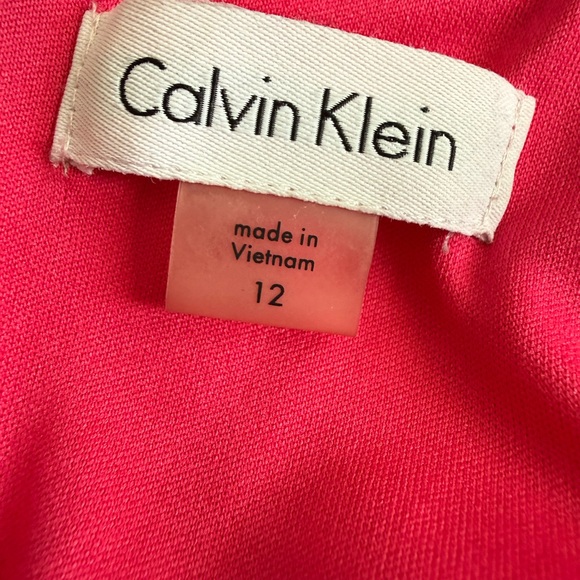 Calvin Klein Fuchsia Ruffle Mini Dress - Picture 3 of 3